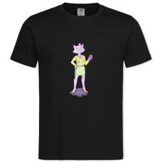 TBojack Horseman Princess Carolyn -shirt with Print Bojack Horseman Princess Carolyn - 2XL black