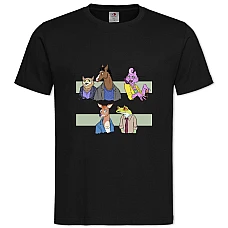 TBojack Horseman Main Heroes -shirt with Print Bojack Horseman Main Heroes - 2XL black