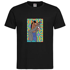 TBojack Horseman Caleidoscope -shirt with Print Bojack Horseman Caleidoscope - 2XL black