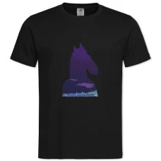 TBojack Horseman Shadow -shirt with Print Bojack Horseman Shadow - 2XL black