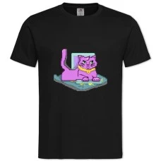 TBojack Horseman Princess Carolyn Pixel Version -shirt with Print Bojack Horseman Princess Carolyn Pixel Version - 2XL black