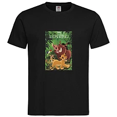 TThe Lion King With Pumba And Timon -shirt with Print The Lion King With Pumba And Timon - 2XL black