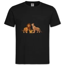 TThe Lion King Family -shirt with Print The Lion King Family - 2XL black