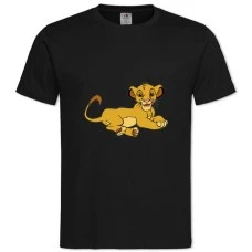 TThe Lion King Little Simba -shirt with Print The Lion King Little Simba - 2XL black
