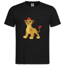TThe Lion King Cute Little Lion -shirt with Print The Lion King Cute Little Lion - 2XL black