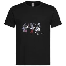 TThe Nightmare Before Christmas Heroes -shirt with Print The Nightmare Before Christmas Heroes - 2XL black