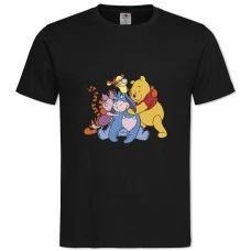 TWinnie-The-Pooh Friends -shirt with Print Winnie-The-Pooh Friends - 2XL black