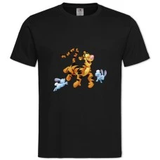 TWinnie-The-Pooh TIGGer -shirt with Print Winnie-The-Pooh TIGGer - 2XL black