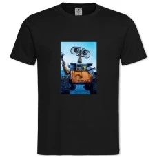 TWall-E Main Hero Robot -shirt with Print Wall-E Main Hero Robot - 2XL black