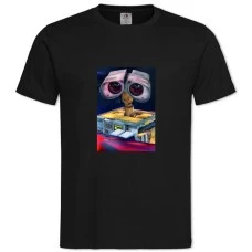 TWall-E Main Robot -shirt with Print Wall-E Main Robot - 2XL black