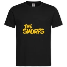 TThe Smurfs Logo -shirt with Print The Smurfs Logo - 2XL black