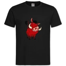 TTimon And Pumbaa Funny Pumbaa -shirt with Print Timon And Pumbaa Funny Pumbaa - 2XL black
