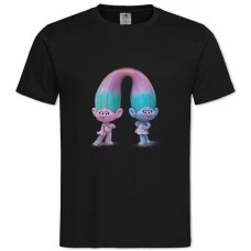 TTrolls Little Heroes -shirt with Print Trolls Little Heroes - 2XL black