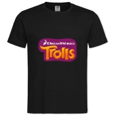 TTrolls Logo -shirt with Print Trolls Logo - 2XL black