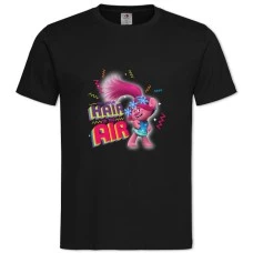 TTrolls Put Your Hair In The Air -shirt with Print Trolls Put Your Hair In The Air - 2XL black