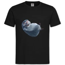 Футболка с принтом Фердинанд Ёжик - 2XL черная