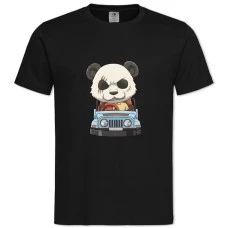 TBeastars Angry Panda -shirt with Print Beastars Angry Panda - 2XL black