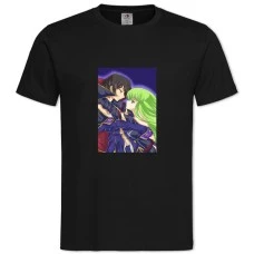 TCode Geass Lovely Heroes -shirt with Print Code Geass Lovely Heroes - 2XL black