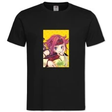 TCode Geass Kallen Stadtfeld Hero -shirt with Print Code Geass Kallen Stadtfeld Hero - 2XL black