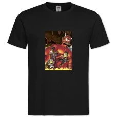TThe Simpsons Halloween Edition -shirt with Print The Simpsons Halloween Edition - 2XL black