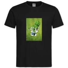 TThe Simpsons Hulk Homer -shirt with Print The Simpsons Hulk Homer - 2XL black