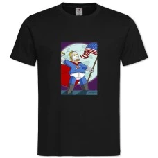 TThe Simpsons Superhero Homer -shirt with Print The Simpsons Superhero Homer - 2XL black