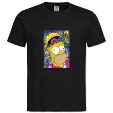 TThe Simpsons Art Homer -shirt with Print The Simpsons Art Homer - 2XL black