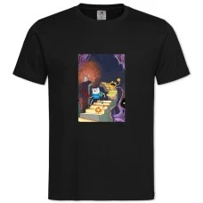 TAdventure Time Castle -shirt with Print Adventure Time Castle - 2XL black