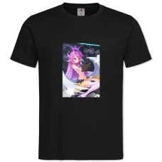 Футболка с принтом Без Игры Нет Жизни Джибриль И Книга - 2XL черная