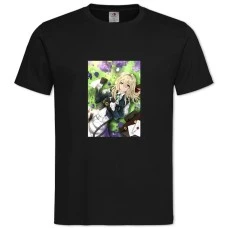 TViolet Evergarden Sad Girl -shirt with Print Violet Evergarden Sad Girl - 2XL black