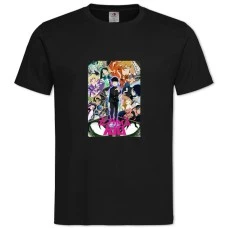 T100 Mob Psycho Theme -shirt with Print 100 Mob Psycho Theme - 2XL black