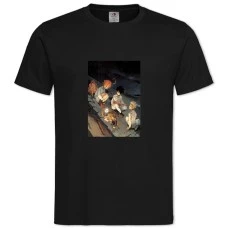 TThe Promised Neverland Main Theme -shirt with Print The Promised Neverland Main Theme - 2XL black