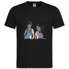 TYour Name Main Heroes Print -shirt with Print Your Name Main Heroes Print - 2XL black