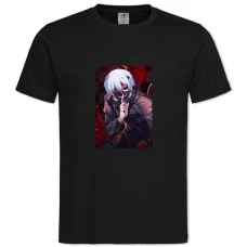 TTokyo Ghoul Ken Kaneki Hero -shirt with Print Tokyo Ghoul Ken Kaneki Hero - 2XL black