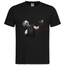 TTokyo Ghoul Ken Kaneki Hero Print -shirt with Print Tokyo Ghoul Ken Kaneki Hero Print - 2XL black