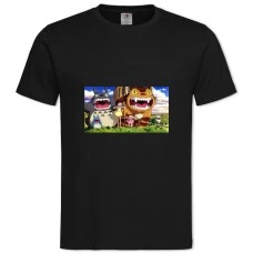 TTonari No Totoro Monsters -shirt with Print Tonari No Totoro Monsters - 2XL black