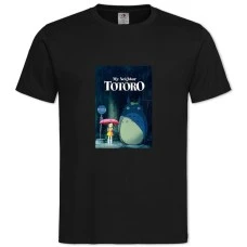 TTonari No Totoro Main Theme -shirt with Print Tonari No Totoro Main Theme - 2XL black