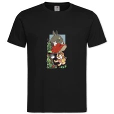 TTonari No Totoro Amazing Heroes -shirt with Print Tonari No Totoro Amazing Heroes - 2XL black