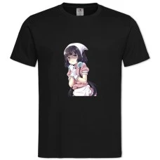 TBlend S Cute Maika Sakuranomiya -shirt with Print Blend S Cute Maika Sakuranomiya - 2XL black