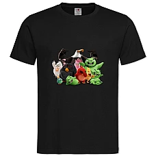 TAngry Birds And PIGGs -shirt with Print Angry Birds And PIGGs - 2XL black