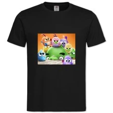 TAngry Birds Cute Little Birds -shirt with Print Angry Birds Cute Little Birds - 2XL black