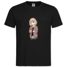 TBeyond The Boundary Mirai Kuriyama -shirt with Print Beyond The Boundary Mirai Kuriyama - 2XL black
