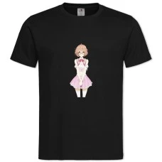 TBeyond The Boundary Beautiful Kuriyama Mirai -shirt with Print Beyond The Boundary Beautiful Kuriyama Mirai - 2XL black