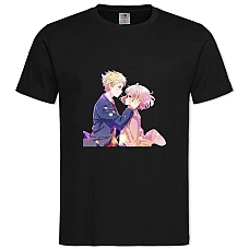 TBeyond The Boundary Akihito And Kuriyama -shirt with Print Beyond The Boundary Akihito And Kuriyama - 2XL black