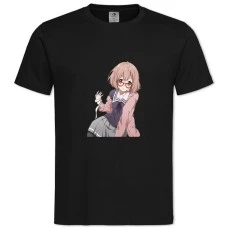 TBeyond The Boundary Kuriyama Hero -shirt with Print Beyond The Boundary Kuriyama Hero - 2XL black