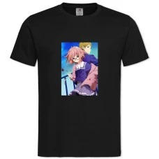 TBeyond The Boundary Kuriyama And Akihito -shirt with Print Beyond The Boundary Kuriyama And Akihito - 2XL black