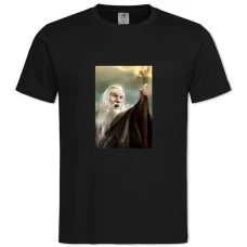 TThe Lord Of The Rings Gandalf -shirt with Print The Lord Of The Rings Gandalf - 2XL black