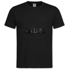 TThe Lord Of The Rings Gollum Logo -shirt with Print The Lord Of The Rings Gollum Logo - 2XL black