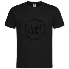 TThe Lord Of The Rings Black Logo -shirt with Print The Lord Of The Rings Black Logo - 2XL black