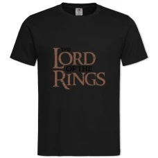 TThe Lord Of The Rings Logo -shirt with Print The Lord Of The Rings Logo - 2XL black